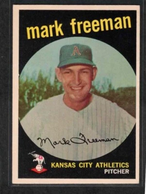 1959 Topps #532, Mark Freeman, Kansas City  Athletics, EXMT - Image 1 of 2
