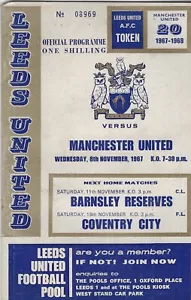 LEEDS UNITED V MANCHESTER UNITED ~ 8. NOVEMBER 1967 - Bild 1 von 1