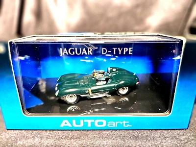 AUTOart Jaguar D-Type Short Nose Racing Green 1:43 Scale Inv. #4114 - Image 1 of 4
