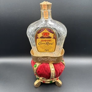 Crown Royal Jeweled bottiglia di whisky bar espositore vintage - Foto 1 di 7