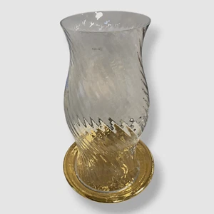 AERIN Clear Milla Small Hurricane Glass Candle Holder - Picture 1 of 11