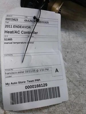 2011 Mitsubishi Endeavor A/C Selector Switch OEM 7820A065HA 153K Miles - Image 1 of 4