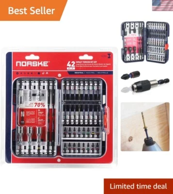 Versatile 42-Piece Screwdriver Bit Set - Hardened Steel & Magnetic Tips Included - Image 1 of 4