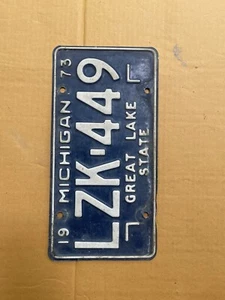 1973 michigan license plate - Picture 1 of 2