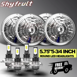 4pcs 5 3/4" 5.75 LED Headlights HI/LO Beam for Pontiac GTO Grand Prix Firebird- - Bild 1 von 19