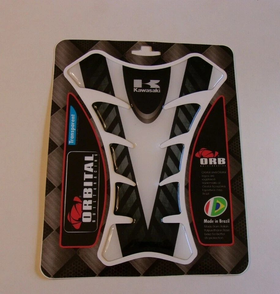 PROTECTOR TANQUE ORBITAL ALMOHADILLA GEL - KAWASAKI K - TRANSPARENTE/NEGRO - 6.18" X 7.95" Foto 1 de 1
