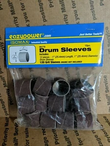 Menge 2 Packungen Eazypower 30279 120er Körnung Spindelschleifer Trommelhülsen 1" x 1" - Bild 1 von 1