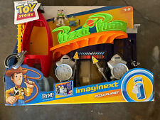 New Toy Story Pizza Planet Playset Imaginext Disney Pixar w/2 figures Rare