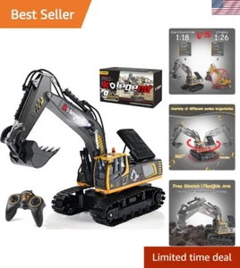 Exciting 11 Channel Remote-Control Excavator - Perfect Gift for Young Engineers - Picture 1 of 9