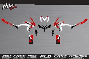 Graphics Kit for Ducati Hypermotard Hyperstrada 2013 2014 2015 2016 Decals - Picture 1 of 6