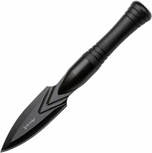 Elk Ridge Fixed Knife 4.5" Stainless Steel Spear Point Blade Black Nylon Handle - Picture 1 of 4