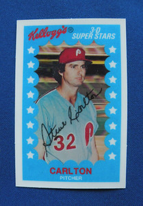 1982 Kellogg's 3-D super stars Steve Carlton Philadelphia Phillies #27