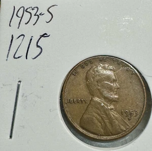 USA 1 Cent 1953-S Lincoln Wheat - Picture 1 of 2