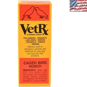 Vet Rx - 2 oz Liquid Treatment for Bird Respiratory Ailments - Aromatic Relief - Picture 1 of 2