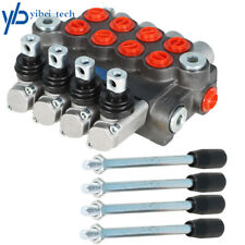 4 Spool 11GPM Hydraulic Directional Control Valve , Double Acting Cylinder BSPP