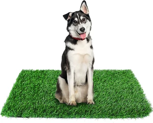 34" x 23" Artificial Grass Dog Pee Pad - Indoor/Outdoor Potty Training Mat - Picture 1 of 12