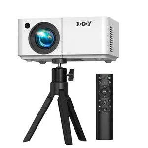 Mini Portable 1080p LED Projector Android 12.0 5G Wifi Bluetooth Home Theater - Picture 1 of 14