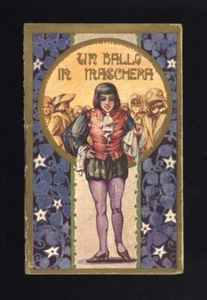 calendarietto da barbiere UN BALLO IN MASCHERA 1929 - Foto 1 di 4