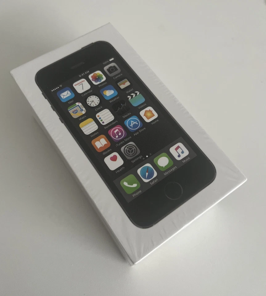New Sealed Old Stock Apple iPhone 5S - UK Model - Rare iOS 10 - Image 1 of 3