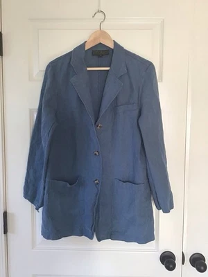 Blazer De Colección Karen Kane Lifestyle 100% Lino, Años 90, Preppy, Country Club *NOTA* Foto 1 de 4