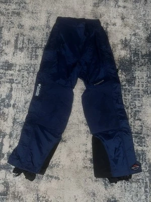 Pantalones de nieve transpirables Columbia Titanium Omni Tech para mujer talla pequeña - azul marino Foto 1 de 4