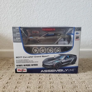 Línea de montaje Maisto 2017 Corvette Grand Sport 1:24 kit modelo fundido a presión #39527 - Imagen 1 de 2