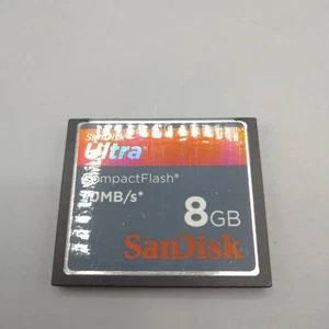 Sandisk ULTRA  Compact flash CF 8gb  memory card 30 Mb/S  - Picture 1 of 2