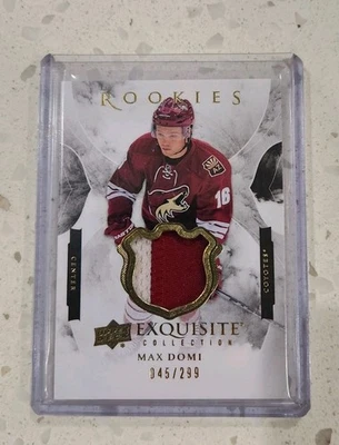 2015-16 Upper Deck Black Diamond Exquisite Rookies /299 Max Domi #R-MD Patch RC - Image 1 of 2