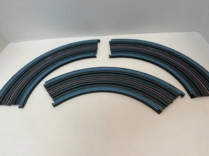 3 Pc 1982 Aurora AFX HO Model Motor Racing 1/4 9" LAZER CURVE Track 2519 Unused - Picture 1 of 5