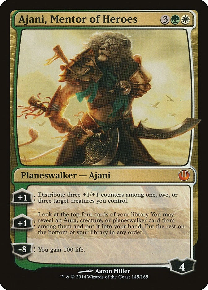 MTG Ajani, Mentor of Heroes  - Journey into Nyx #145 - Image 1 of 1