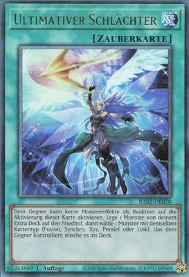 YuGiOh Ultimativer Schlächter (V.7) RA02-DE070 Ultimate Rare Deutsch Neu 1st - Bild 1 von 2