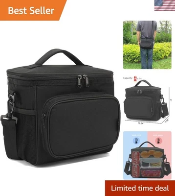 Bolsa de almuerzo aislada reutilizable caja de almuerzo grande para adultos para mujeres y hombres con... Foto 1 de 4