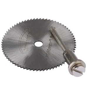 50mm HSS Saw Blades Rotary Cutter Power Tools Saw Disc Wheel W/ 3.17mm Rod Shank - Picture 1 of 12