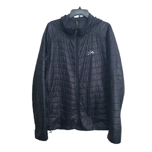 Mountain Hardwear Ghost Shadow Insulated Hoodie Mens XXL Blue Puffer Jacket - Picture 1 of 15