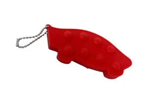 VANS Silicone Pop It With Stainless Steel Keychain Red VN000CECNOA - Picture 1 of 5