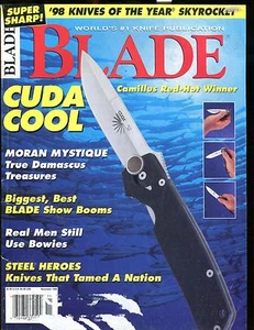 Blade Magazine November 1998 Cuda Cool EX w/ML 012417jhe - Picture 1 of 1