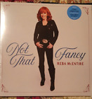 Reba McEntire Not that Fancy sky blue vinyl with signed picture