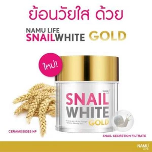 Snail White Gold Cream Whitening Anti Aging Restore Repairing Renew Skin 50 g. - Picture 1 of 5