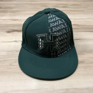 Sombrero ajustado de fútbol americano vintage de la Universidad de Hawaii Rainbow Warriors talla 7 - Imagen 1 de 6