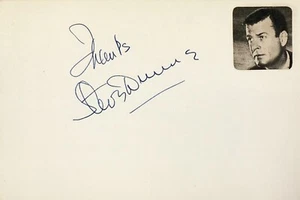 STEPHEN DUNNE Signed Autographed 4" x 6" INDEX CARD The Woman from Tangier SHOCK - Picture 1 of 6