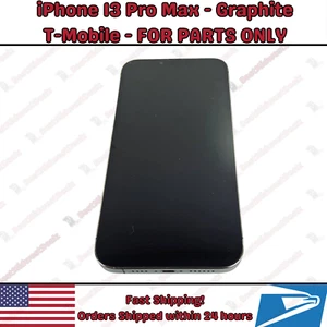 Apple iPhone 13 Pro Max - 256GB - Graphite (T-Mobile) - FOR PARTS ONLY! READ! - Picture 1 of 7