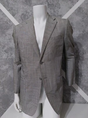 Blazer Corneliani Hecho en Italia Deportivo Gris Seda Algodón Talla 52 Foto 1 de 4