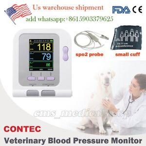 US Ship Veterinary Contec08A-VET Blood Pressure Monitor SPO2 PROBE,PC Software