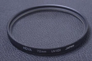 ✅ HOYA UV (0) 72MM FILTER GENUINE LENS OR CAMERA SCREW IN 13-3 - Picture 1 of 2