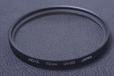 ✅ HOYA UV (0) 72MM FILTER GENUINE LENS OR CAMERA SCREW IN 13-3 - Image 1 of 2
