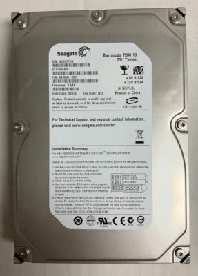 Seagate Barracuda ST3750640A 750GB PATA IDE 7200RPM 3.5" HDD - Image 1 of 2