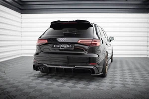 Difusor de aproximación trasero para Audi A3 S-Line Sportback 8V Facelift negro brillante - Imagen 1 de 6