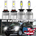 For Mazda CX-7 2008-2010 2011 2012 9005 H7 LED Headlight Combo White 4 Bulbs Kit Mazda CX-7