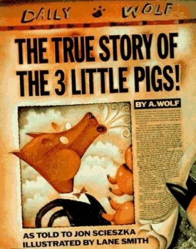 The True Story of the 3 Little Pigs! - Hardcover By Scieszka, Jon - GOOD - Image 1 of 1