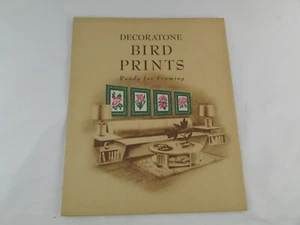 Juego de (6) Litografías de Pájaros Vintage de Vincent, Impresiones Artísticas Originales Años 50 EE. UU. - Imagen 1 de 16